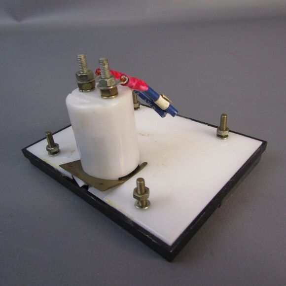 Vintage Milltronics Percent Gauge 2.75" x 3"‎ Plastic Meter Steampunk - Picture 4 of 4